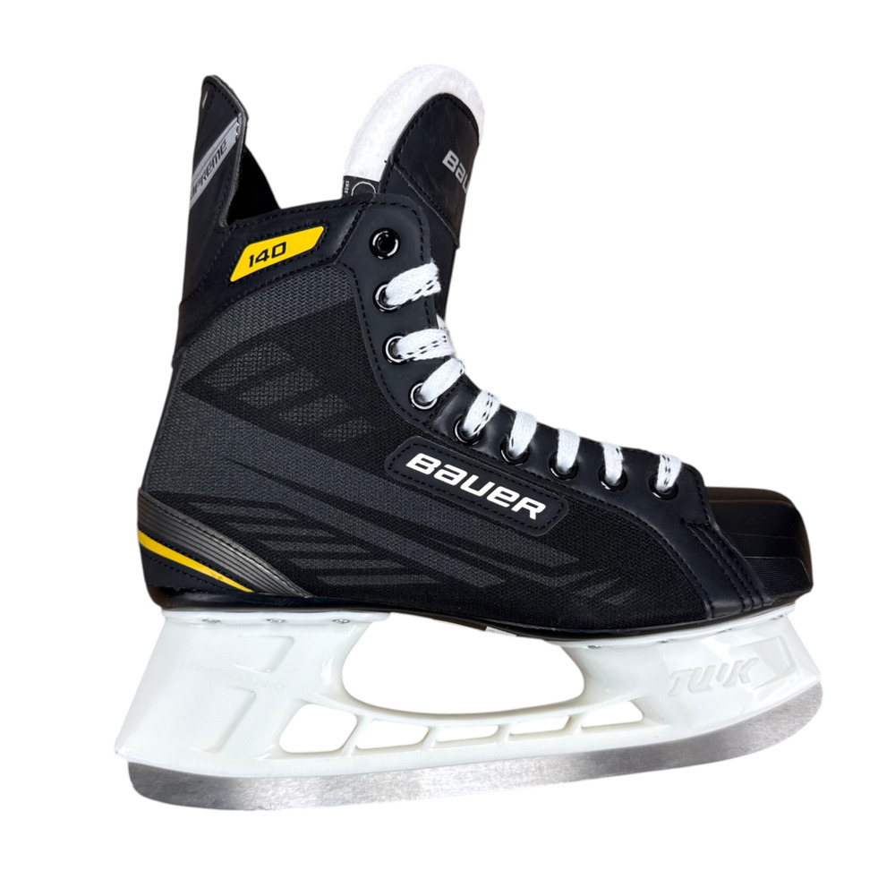 Bauer Supreme 140 Ice Hockey Skates Size US 9.5 EUR 43 Black Gorpcore Cyberpunk